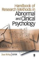 Handbook of Research Methods in Abnormal and Clinical Psychology