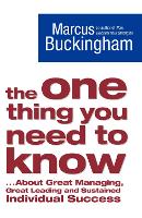 The One Thing You Need to Know