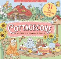 Cottagecore Adult Coloring Book (31 Stress-Relieving Designs)