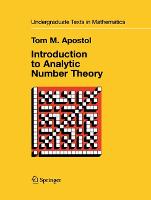Introduction to Analytic Number Theory