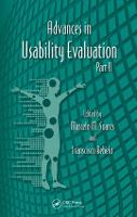 Advances in Usability Evaluation Part II
