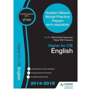 SQA Specimen Paper 2014 Higher for CfE English & Hodder Gibson Model Papers (Sqa Specimen Papers)