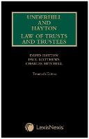 Underhill and Hayton Law of Trusts and Trustees