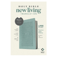 NLT Large Print Premium Value Thinline Bible, Filament