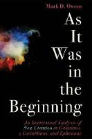 As It Was in the Beginning