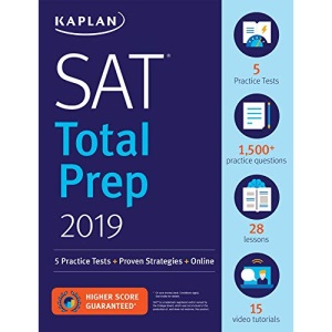 SAT Total Prep 2019: 5 Practice Tests + Proven Strategies + Online (Kaplan Test Prep)