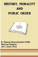 History, Morality and Public Order
