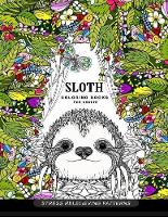 Sloth coloring book for adults