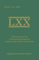 VII Congress of the International Organization for Septuagint and Cognate Studies, Leuven, 1989
