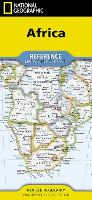 National Geographic Africa Map (Folded with Flags and Facts)