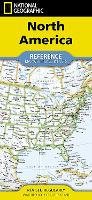National Geographic North America Map (Folded with Flags and Facts)