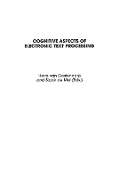 Cognitive Aspects of Electronic Text Processing