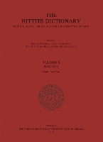 Hittite Dictionary of the Oriental Institute of the University of Chicago. Volume S, Fasc 4