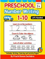 Preschool Number Writing 1 - 10, Left handed kids, Ages 3+