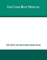 GnuCash 2.7 Help Manual