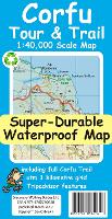 Corfu Tour & Trail Super-Durable Map