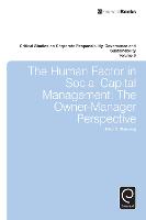 The Human Factor in Social Capital Management