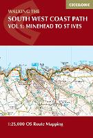 South West Coast Path Map Booklet - Vol 1: Minehead to St Ives