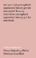 Lesbian Feminism