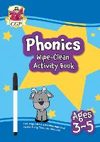 Phonics Wipe-Clean Activity Book for Ages 3-5 (with pen)