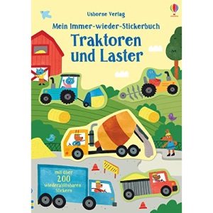 Mein Immer-wieder-Stickerbuch: Traktoren und Laster