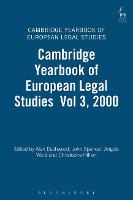 Cambridge Yearbook of European Legal Studies  Vol 3, 2000