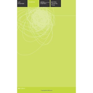 Evidence Essentials (Scottish Legal Essentials)