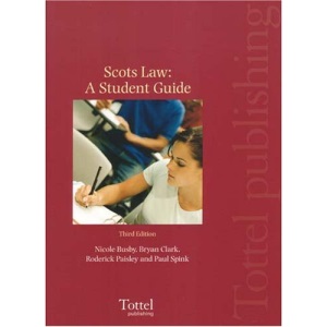Scots Law: Student Guide: A Student Guide