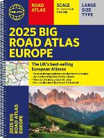 2025 Philip's Big Road Atlas of Europe