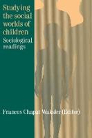 Studying The Social Worlds Of Children