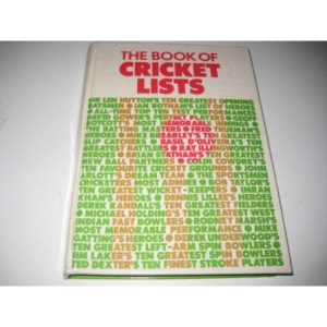 Book of Cricket Lists