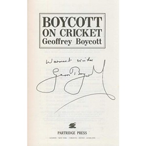 Boycott on Cricket