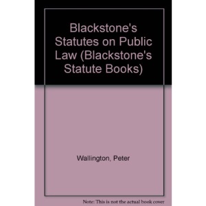 Blackstone's Statutes on Public Law (Blackstone's Statute Books)