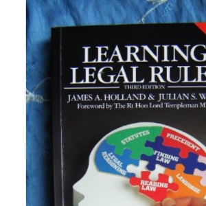 Learning Legal Rules