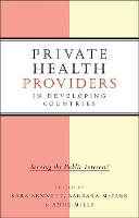 Private Health Providers in Developing Countries