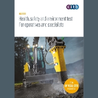 Health, safety and environment test for operatives and specialists