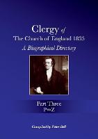 Clergy of the Church of England 1835 - Part Three