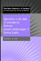 Approaches to the Study of Contemporary Germany