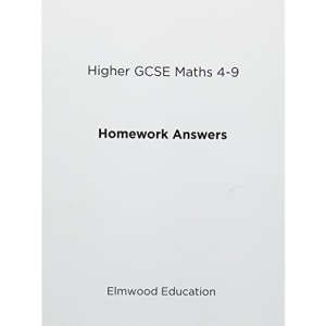 Higher GCSE Maths 4-9 Homework Answers
