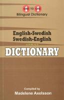 English-Swedish & Swedish-English One-to-One Dictionary (exam-suitable)