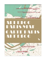 Art Deco Paris Map / Carte Paris Art Déco
