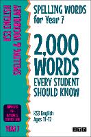 Spelling Words for Year 7