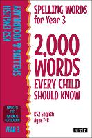Spelling Words for Year 3