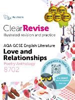 ClearRevise AQA GCSE English Literature: Love and relationships, Poetry Anthology 8702