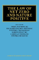 The Law of Net Zero and Nature Positive