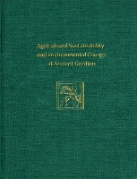 Agricultural Sustainability and Environmental Ch – Gordion Special Studies 8
