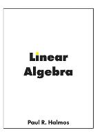 Linear Algebra