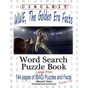 Circle It, WWE, The Golden Era Facts, Word Search, Puzzle Book