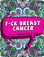 F*ck Breast Cancer Coloring Book