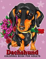 Dachshund coloring book for Adults